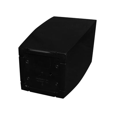 Ghiveci inteligent H66x36x36 cm cu set complet udare Cubico negru lucios