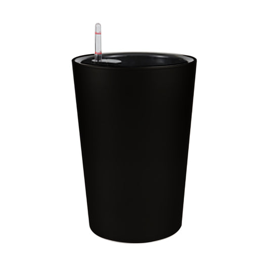 Ghiveci inteligent H69.5xD40 cm RobertoRossi Partner negru lucios