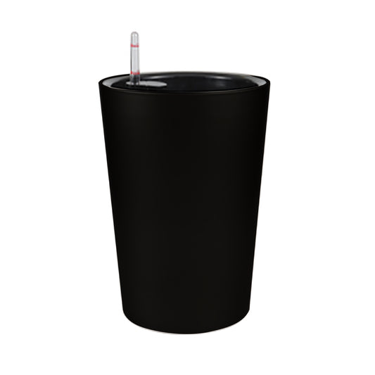 Ghiveci inteligent H69.5xD40 cm RobertoRossi Partner negru lucios