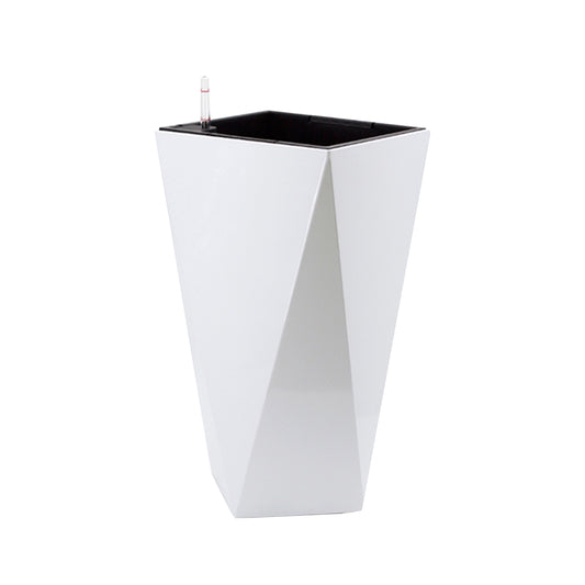 Ghiveci inteligent H82x39x39 cm RobertoRossi Faz alb lucios