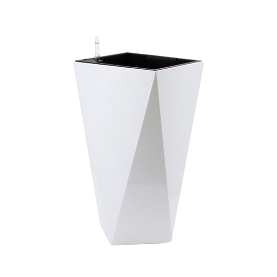 Ghiveci inteligent H82x39x39 cm RobertoRossi Faz alb lucios
