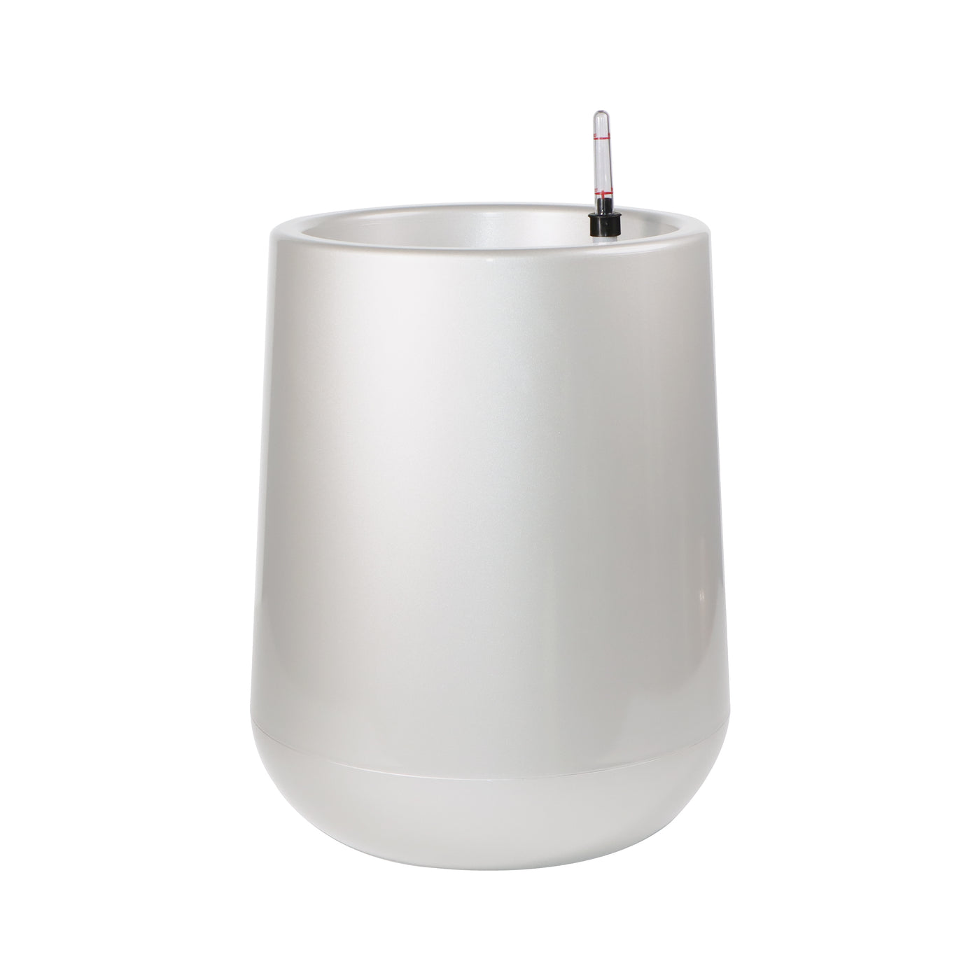 Ghiveci inteligent H85.5x34x34 cm RobertoRossi Egg argintiu