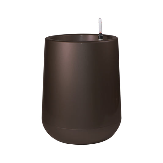 Ghiveci inteligent H85.5x34x34 cm RobertoRossi Egg cafea