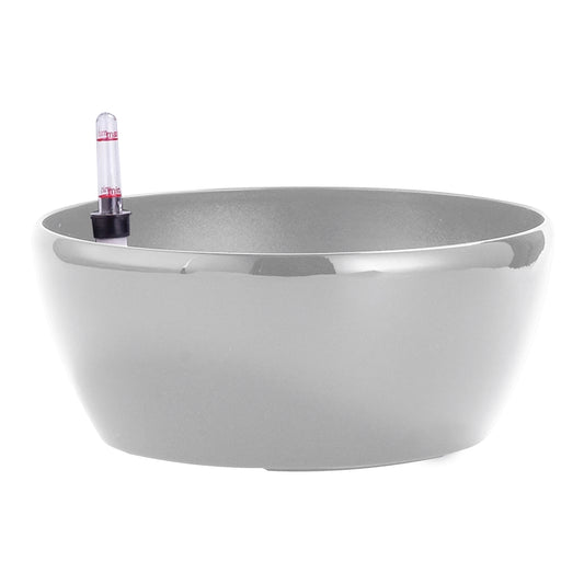 Ghiveci inteligent H8xD18 cm RobertoRossi Clasic Bowl argintiu