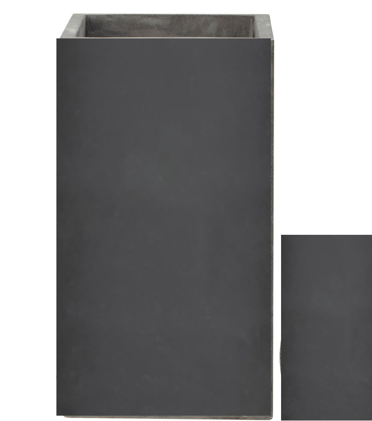 Ghiveci plante 22x22x50 cm negru