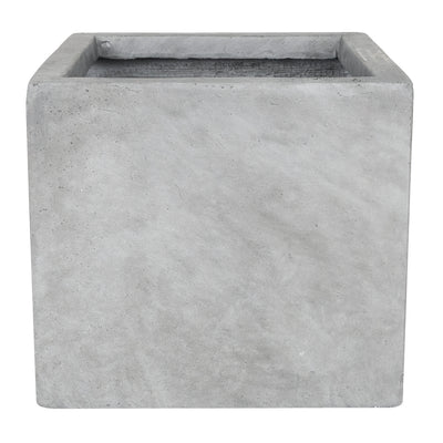 Ghiveci plante 24x24x22 cm gri ciment