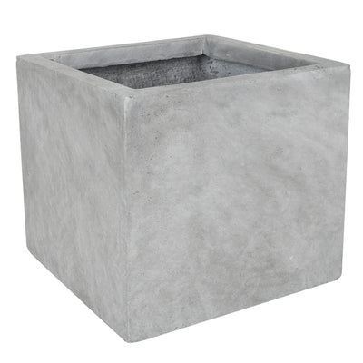 Ghiveci plante 24x24x22 cm gri ciment