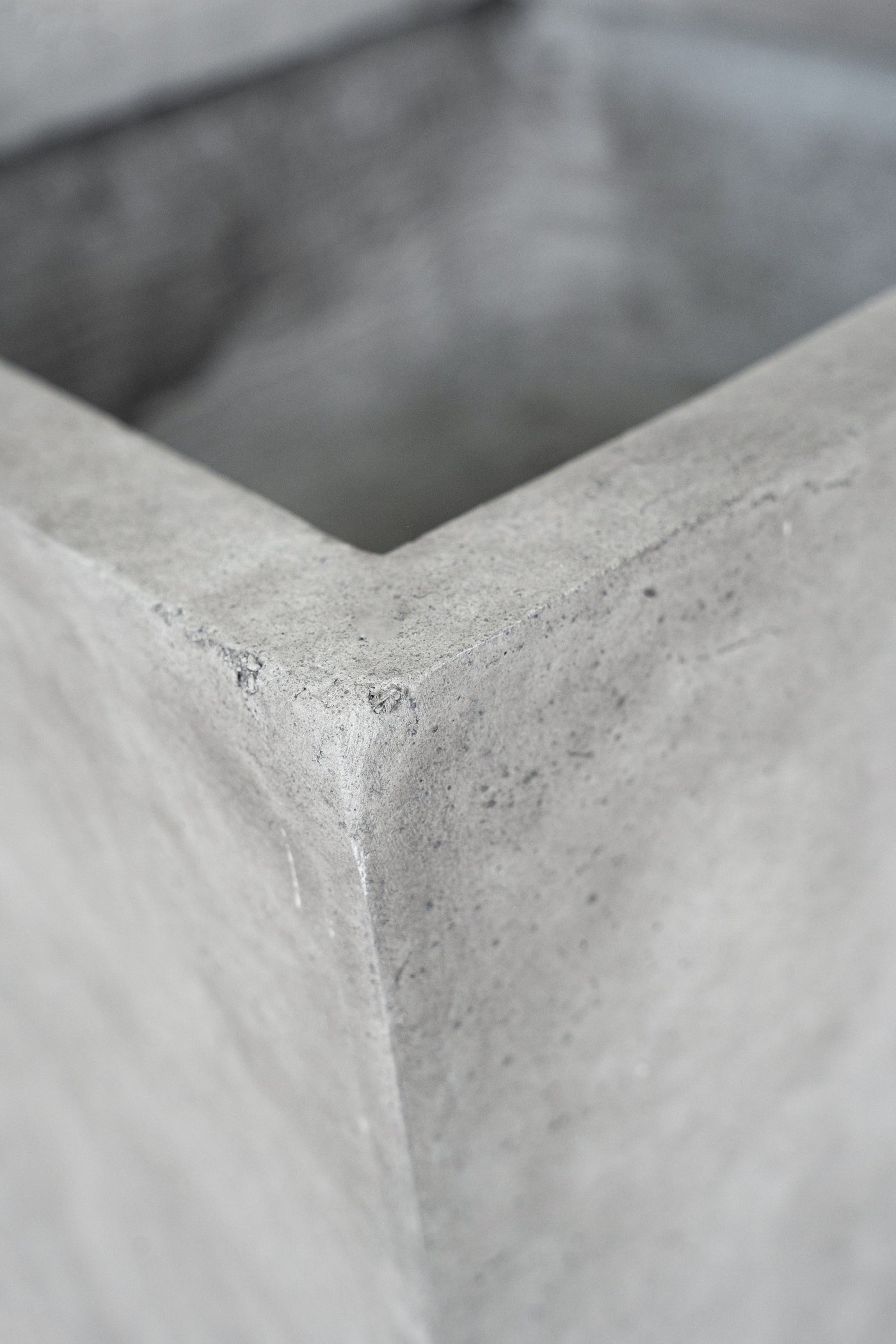 Ghiveci plante 24x24x22 cm gri ciment