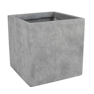 Ghiveci plante 25x25x25 cm. gri ciment