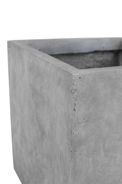 Ghiveci plante 25x25x25 cm. gri ciment