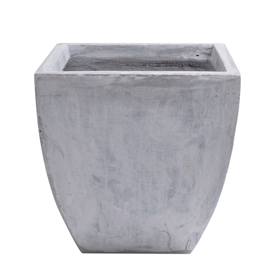 Ghiveci plante 27x27x27 cm. gri ciment