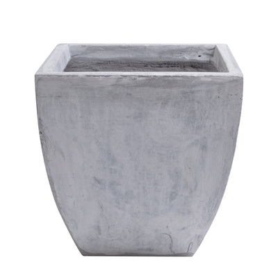 Ghiveci plante 27x27x27 cm. gri ciment