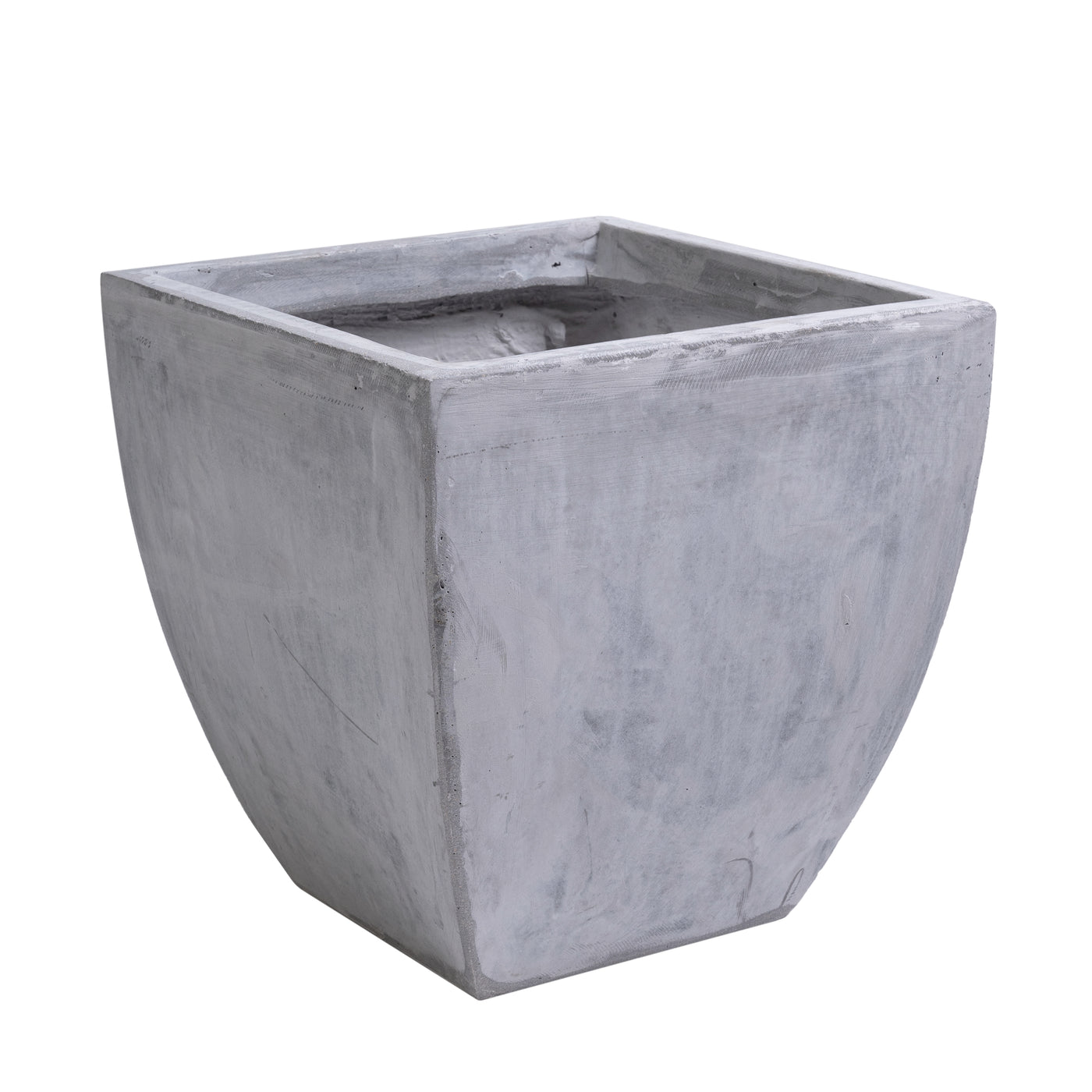 Ghiveci plante 27x27x27 cm. gri ciment