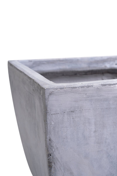 Ghiveci plante 27x27x27 cm. gri ciment