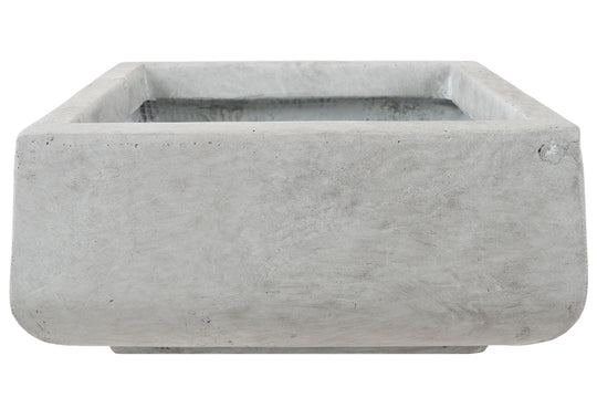 Ghiveci plante 30x30x14 cm. gri ciment