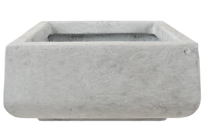 Ghiveci plante 30x30x14 cm. gri ciment