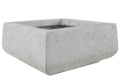 Ghiveci plante 30x30x14 cm. gri ciment