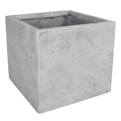 Ghiveci plante 32.4x32.4x29 cm gri ciment