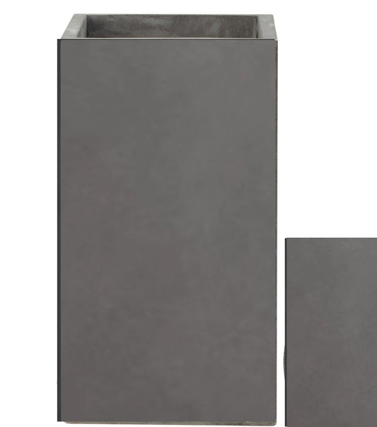 Ghiveci plante 35x35x70 cm gri maroniu