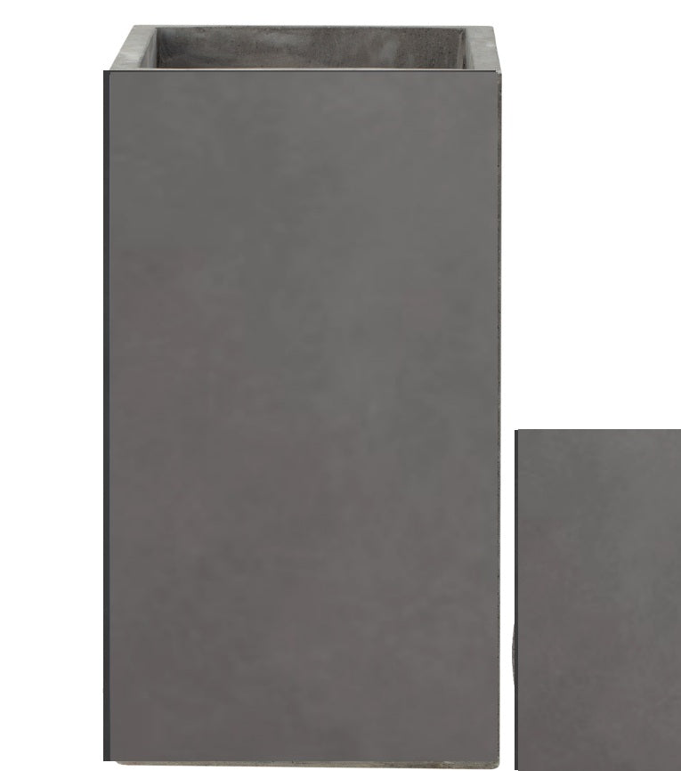 Ghiveci plante 35x35x70 cm gri maroniu