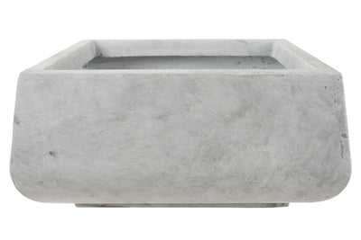 Ghiveci plante 41x41x19 cm. gri ciment