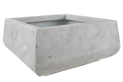 Ghiveci plante 41x41x19 cm. gri ciment