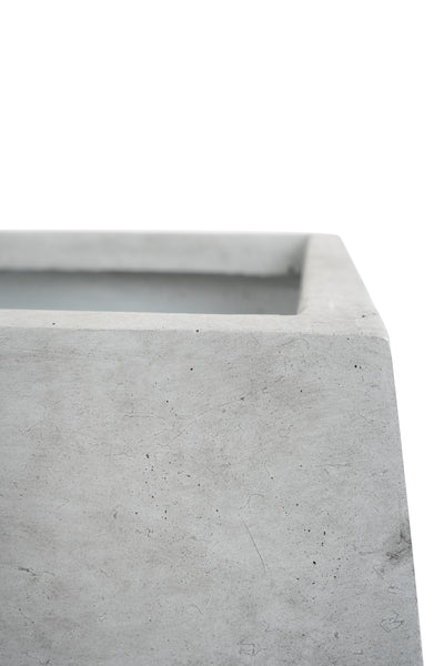 Ghiveci plante 41x41x19 cm. gri ciment