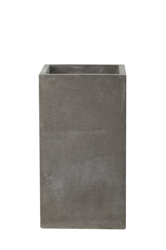 Ghiveci plante 45x45x80 cm gri ciment