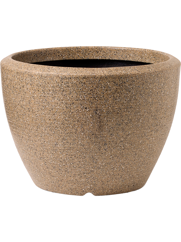 Ghiveci plante D114xH90cm Capi Arc Granite Planter Ball Warm Taupe