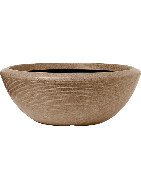 Ghiveci plante D122xH46cm Capi Arc Granite Bowl Low Warm Taupe