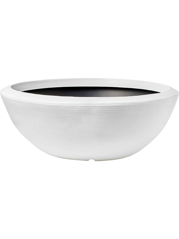 Ghiveci plante D122xH46cm Capi Arc Granite Bowl Low White