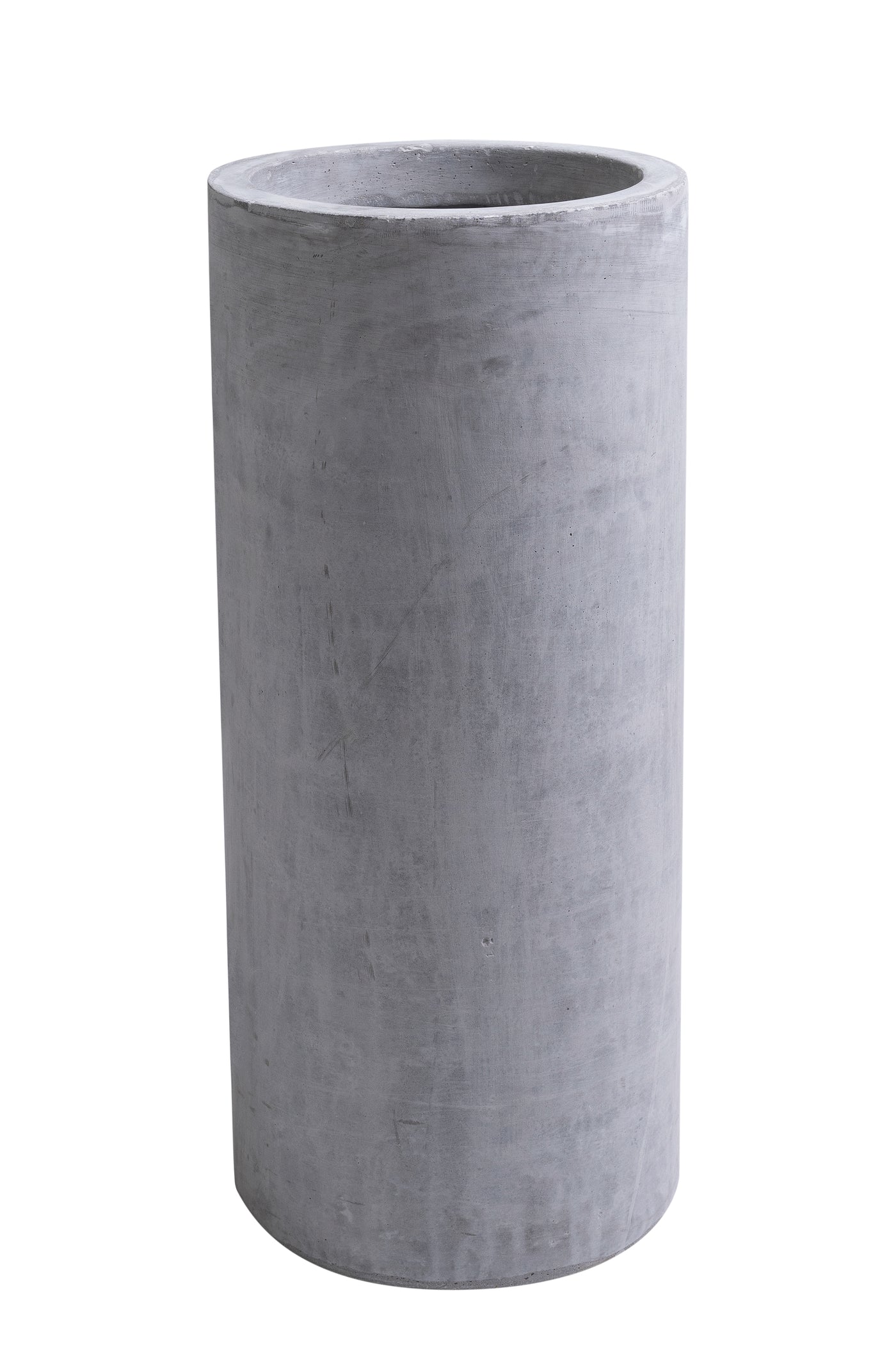 Ghiveci plante D21xH48 cm. gri ciment