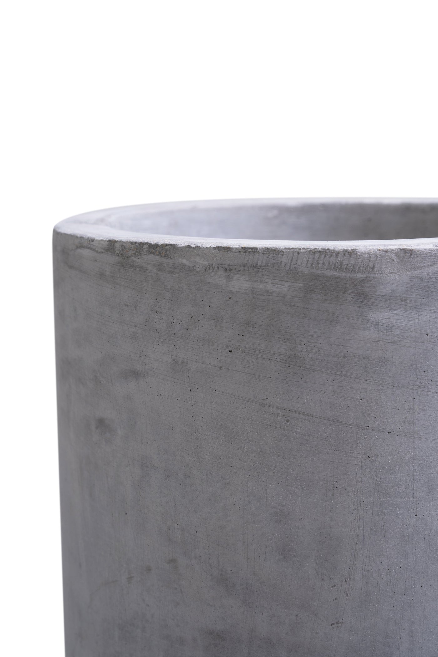 Ghiveci plante D21xH48 cm. gri ciment