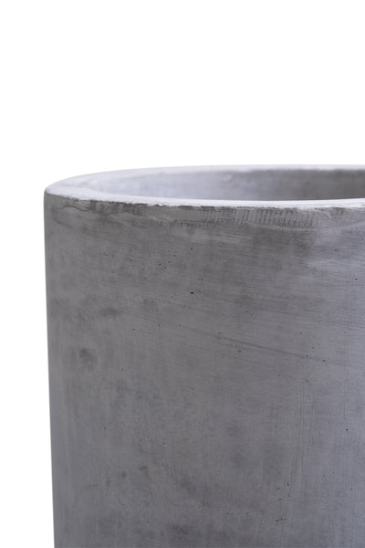 Ghiveci plante D21xH48 cm. gri ciment
