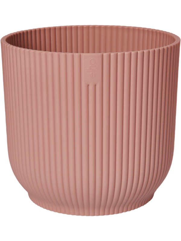 Ghiveci plante D22xH20cm Vibes Fold Round Delicate Pink