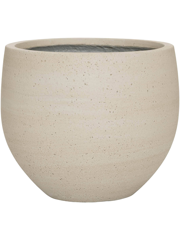 Ghiveci plante D25xH21cm Cement & Stone Mini Orb M Beige Washed