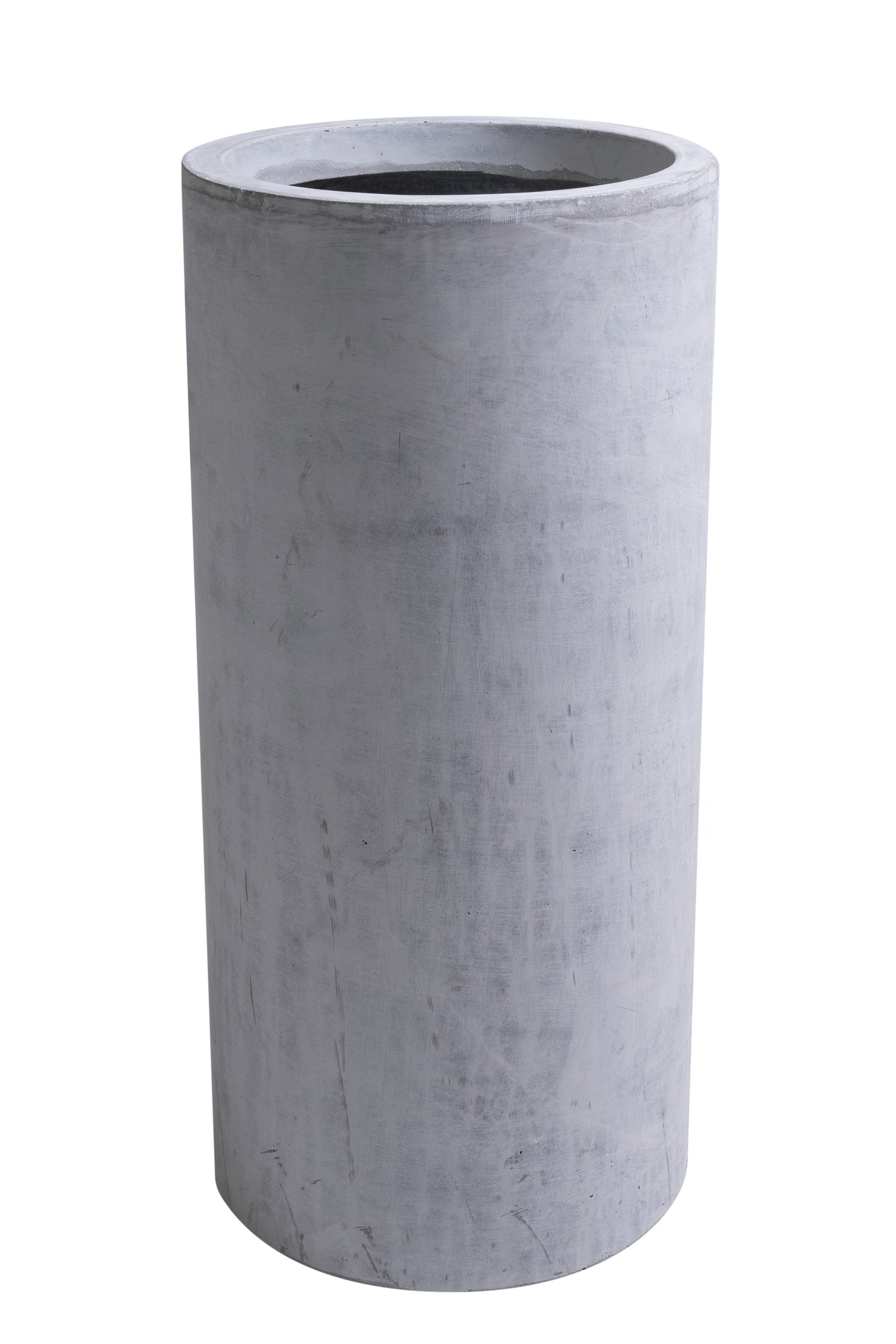 Ghiveci plante D28xH60 cm. gri ciment