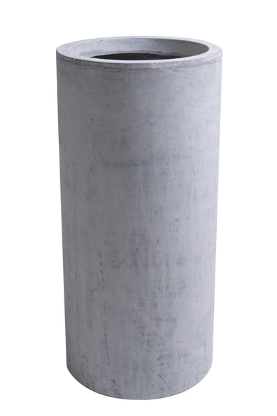 Ghiveci plante D28xH60 cm. gri ciment