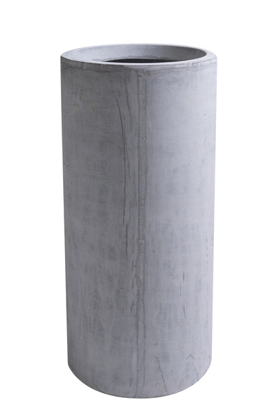 Ghiveci plante D28xH60 cm. gri ciment