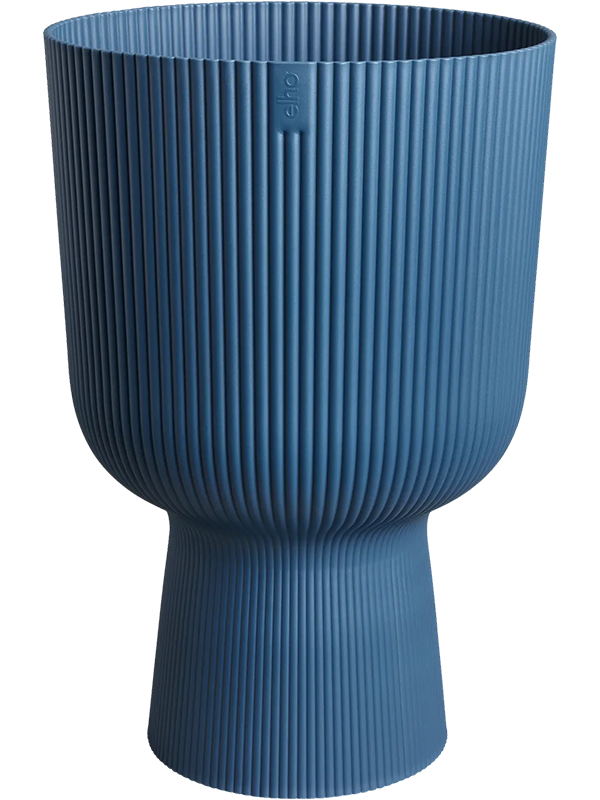 Ghiveci plante D30xH45cm Vibes Fold Coupe Deep Blue