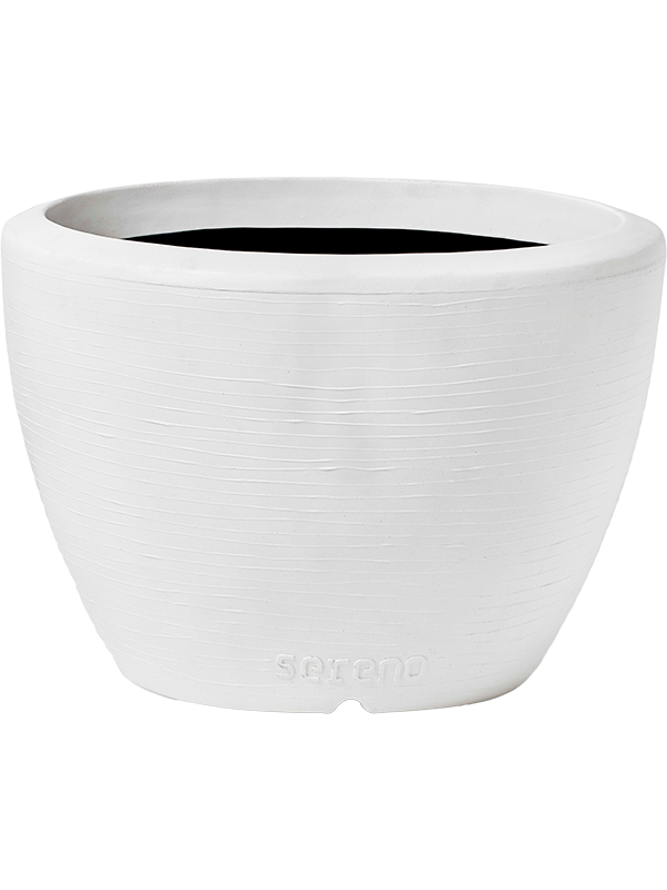 Ghiveci plante D34xH25cm Capi Arc Granite Planter Ball White