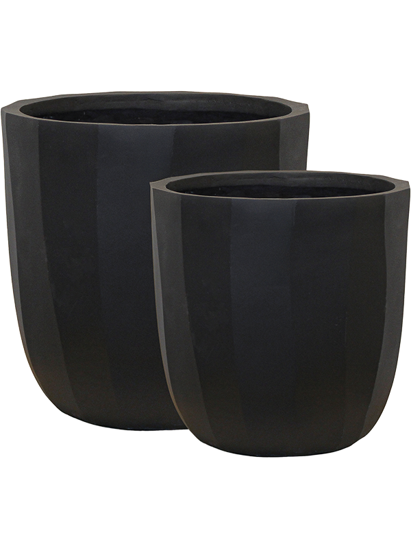 Ghiveci plante D43xH41cm Capi Dune Planter Ball Black (set of 2)