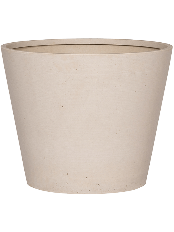 Ghiveci plante D50xH40cm Refined Bucket S Natural White