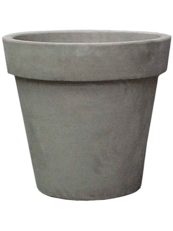 Ghiveci plante D50xH46cm Terra Cotta Flowerpot grey (handmade)