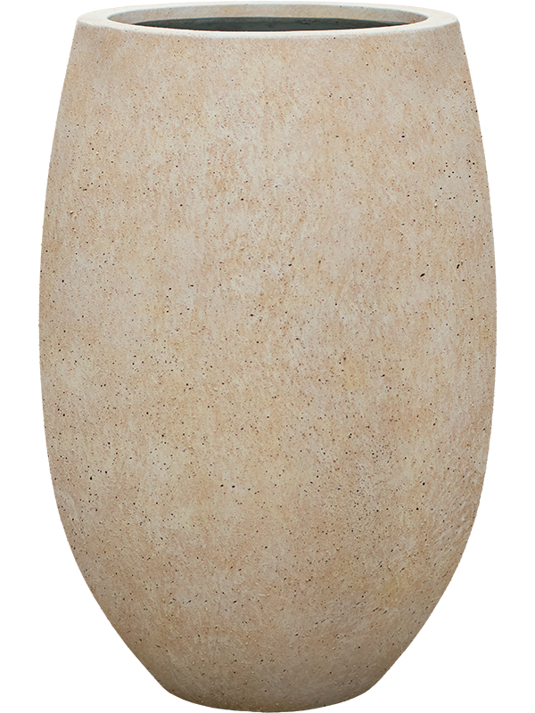 Ghiveci plante D51xH74cm Mineral Lynn XL Travertine Beige