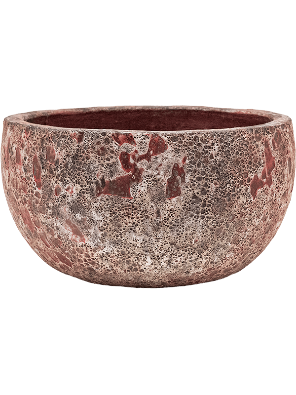 Ghiveci plante D52xH29cm Baq Lava Bowl Relic Pink