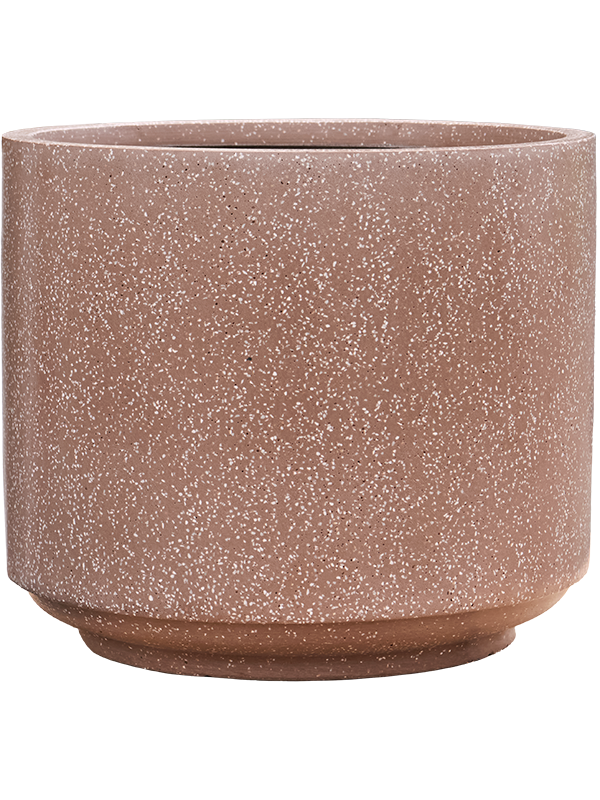 Ghiveci plante D52xH44cm Baq Terrazzo Cylinder Mocha