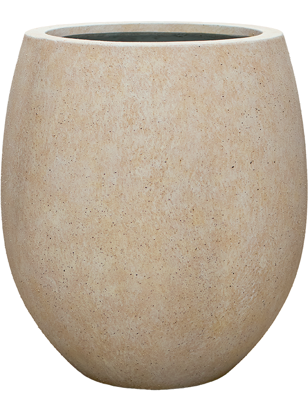 Ghiveci plante D52xH57cm Mineral Hailey L Travertine Beige