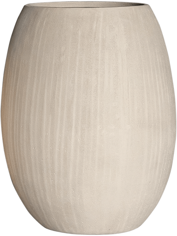 Ghiveci plante D52xH68cm Baq Polystone Coated Plain Balloon Natural (with liner)