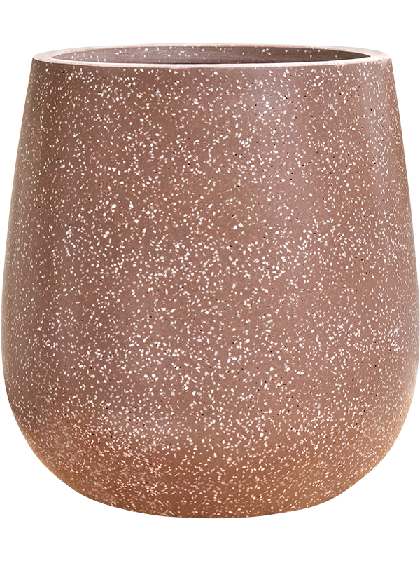 Ghiveci plante D53xH56cm Baq Terrazzo Balloon Mocha